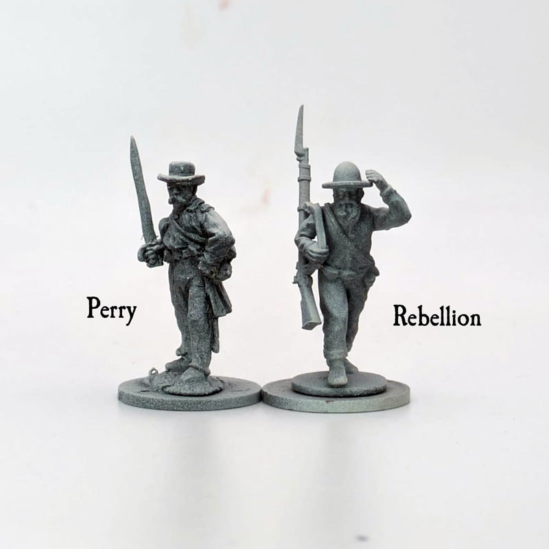 6 x 'Ragged Rebs' - Confederate Infantry